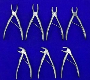 ชุดคีมถอนฟันผ่าตัด 7 ชิ้น ทำจากสแตนเลสสตีล เครื่องมือแพทย์แบบใช้มือ ได้รับการรับรองมาตรฐาน CE ระดับ I สำหรับการผ่าตัด - Product Image 1