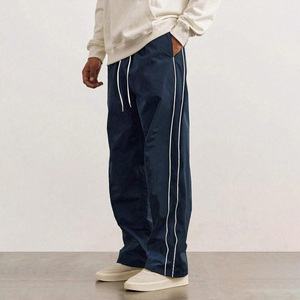 Pantalon coupe-vent avec broderie personnalisée, fermeture éclair, imperméable, léger, pantalon de sport, impression, exportation Pakistan - Product Image 3