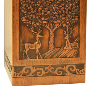 โกศบรรจุอัฐิไม้ธรรมชาติสไตล์อเมริกันสมัยใหม่ ขายดี งานแฮนด์เมด สำหรับชายหญิง ราคาประหยัด - Product Image 6