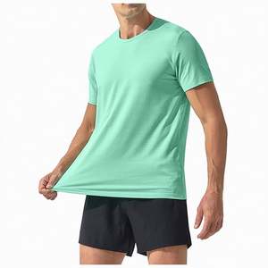 T-shirts pour hommes en gros, directement de l'usine, OEM, logo personnalisé, col rond, décontractés, été, classiques, basiques, écologiques, 100% coton - Product Image 4