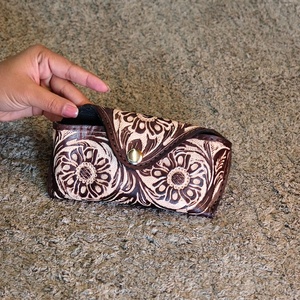 Carteras de Cuero Genuino para Mujer, Estilo Vintage, Impermeables, Anti-Robo, Regalos Personalizados, Funda Tipo Clutch, Hechas a Mano, al por Mayor - Product Image 1