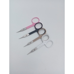 Ciseaux professionnels en acier inoxydable pour cuticules, sourcils et poils du nez, pour droitiers, soins personnels - Product Image 1