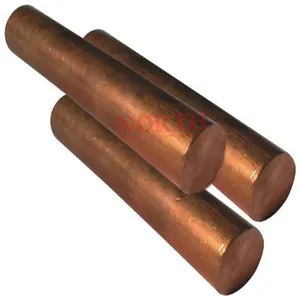 Pure 99.99% Copper Bar Solid Copper Rod Astm aisi C11000 C10200 C27400 C28000 Copper Earth Rod