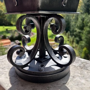 Lampe murale vintage en fer forgé pour salon, chambre, jardin, école, parc – Éclairage d'intérieur et décoration - Product Image 5