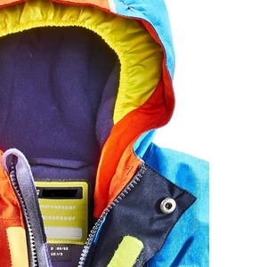 Trajes de Esquí para Niños, Mono de Esquí con Bloques de Color, Impermeable, de una Pieza, Traje de Nieve de Invierno con Capucha y Cierre de Cremallera, Ropa para Niños, Trajes de Esquí - Product Image 3