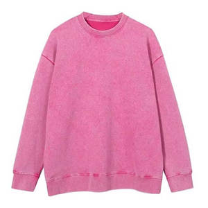 Sudadera de Alta Calidad para Hombre, Estilo Urbano, Lavado Ácido, Corte Holgado, Sudadera Básica con Lavado Ácido para Hombre - Product Image 1