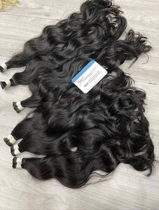 Cheveux humains vietnamiens ondulés de qualité supérieure, noir naturel, longueur complète 8-32 pouces, double tirage, haute qualité, approvisionnement direct usine - Product Image 4