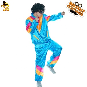 Mode femmes hommes 1980s <span class=keywords><strong>Disco</strong></span> Hippie Costume déguisement dame mâle Hippies costumes fête pour Costumes adultes - Product Image 4