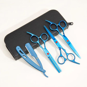 Professional Hairdressing Scissors <b>Set</b> for <b>Men</b> Women Pets Home Salon Barber Cutting Kit Manufacturer of Barber Tools Kits - Product Image 1