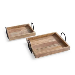 Plateau de service rond en bois d'acacia personnalisé avec logo, de haute qualité, écologique, pour la décoration de la maison et de la cuisine - Product Image 4