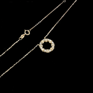 สร้อยคอจี้เพชรรูปหัวใจยอดนิยม ชุบทองคำขาว 18K สำหรับผู้หญิง เครื่องประดับสุดโรแมนติก เหมาะสำหรับใส่ทุกวัน สำหรับส่งออก - Product Image 2