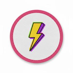 Parche Bordado Retro Rosa Milkshake Personalizado al por Mayor, Aplique Termoadhesivo Estilo Años 80 para Chaquetas, Ropa y Accesorios, Venta al por Mayor - Product Image 2