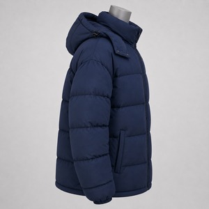 <b>Mens</b> Fashion Puffer <b>Jacket</b> Oversized Fit Soft Insulated Fabric Modern Design Wind Resistant Finish Ideal for Casual Wear - Product Image 3