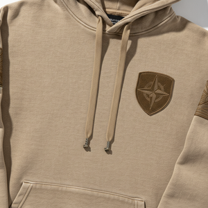 Sweat-shirt à capuche streetwear décontracté avec logo personnalisé, coupe oversize et patch brodé coloré - Product Image 2