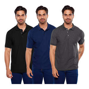 เสื้อโปโลชายสั่งทำ แขนสั้น ผ้าคอตตอนผสม สำหรับกอล์ฟ ธุรกิจ ลำลอง ยูนิฟอร์ม เสื้อยืด ระบายอากาศได้ดี นุ่มสบาย ขายส่งเสื้อผ้า - Product Image 1