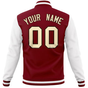 Chaqueta Varsity Personalizada con Logotipo de Club Deportivo, Letras de Béisbol, Cuello Alto, Ecológica y Transpirable - Product Image 4