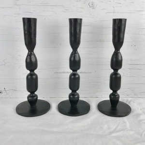 Candelabro de Metal de diseño europeo moderno, decoración navideña hecha a mano para mesa de comedor o hogar para bodas y decoración de granja - Product Image 1