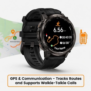 Wholesale T4C Tank Rugged Smart <b>Watch</b> <b>with</b> 50-Day Battery 1.5\" AMOLED 5ATM Waterproof OEM Fitness Tracker <b>with</b> for Bluetooth - Product Image 4