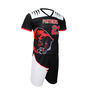 Camiseta de Fútbol con Cuello en V para Hombre, Marca Panthers, Manga Corta, Sublimada, de Secado Rápido, Poliéster, Corte Regular, Ropa Deportiva para Adultos - Product Image 2