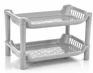 Luxury Style Plastic Rack Shelf Organizer Heavy Duty Plastic Shoe Rack Organizer Shelf for Home - Product Image 3