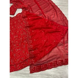 Designer 2XL Lehenga Choli avec un beau travail de broderie - Product Image 6