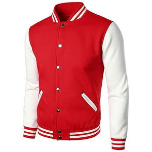 Chaqueta Varsity Clásica Personalizada, Estilo Bomber, Forro Polar, Uniforme Escolar de Béisbol - Product Image 2
