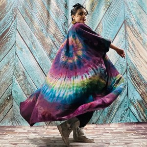 Personalizado bohemio blanco Digital estampado Floral mujer verano ropa de playa borla encaje manga larga abrigo Kimono Bata - Product Image 6