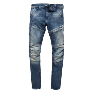 Pantalones Vaqueros de Mezclilla para Hombre, Estilo Motociclista, Tejido Transpirable en 3D, Elásticos, Ajustados, Estilo Biker - Product Image 1