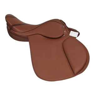 PU Leather Horse Saddle <b>Bag</b> Equestrian Tack <b>Storage</b> Durable Trail Riding Pack Classic Western Style Large Wood <b>Tree</b> - Product Image 2