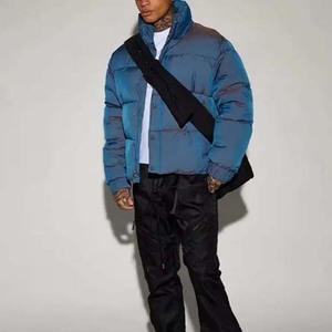 Chaqueta Acolchada de Invierno para Hombre, Estilo Urbano, Talla Grande, Personalizada, con Relleno 'Bubble', Venta al Por Mayor, Procesamiento OEM 2025 - Product Image 2