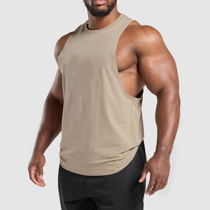 Débardeurs de sport respirants en coton pour hommes, sans manches, pour l'entraînement, débardeurs musclés, t-shirts sans manches d'été - Product Image 2