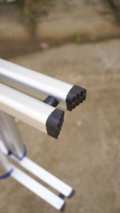 Portable Industrial Lightweight Aluminum Alloy 4-<b>Step</b> Folding <b>Step</b> <b>Ladder</b> 6FT Height 150kg Capacity Manual Lock Home Warehouse - Product Image 4