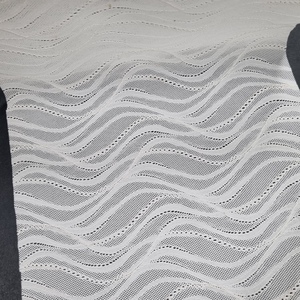 Tela de Encaje Elástica Ligera con Diseño de Ondas Abstractas, Nailon y Spandex, 150 cm, Corte Libre, Tejido de Punto, Color Personalizado, Diseños Personalizados, Ropa de Dormir - Product Image 2