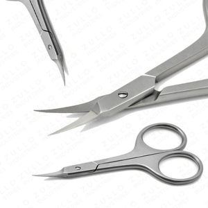 Ciseaux à cuticules en argent de qualité supérieure, en acier inoxydable, ciseaux de manucure professionnels, logo personnalisé, OEM, marque privée, vente en gros - Product Image 6