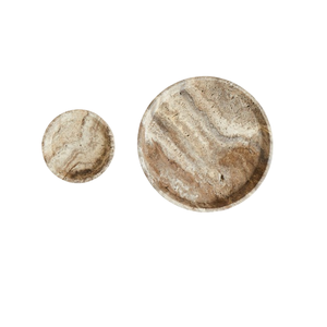 Plateau rond en marbre Art Déco en gros, bord festonné en dentelle, ornement de maison, présentoir à bijoux, pour salle de bain et vanité - Product Image 4