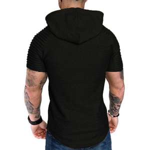 Camiseta de Moda para Hombre, con Logotipo Personalizado, de Algodón Suave, Lisa, al por Mayor, Ropa Urbana, Ropa de Gimnasio - Product Image 3