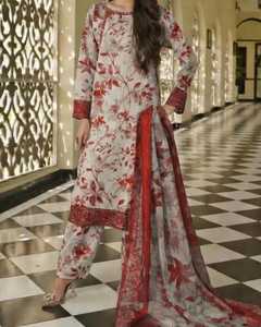 Robes Shalwar Kameez indiennes et pakistanaises imprimées de haute qualité pour femmes, à prix avantageux et de la meilleure qualité - Product Image 2