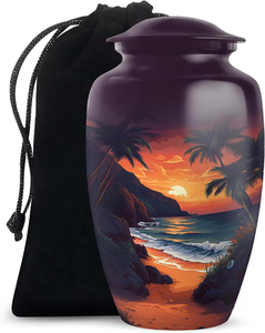 Urnas Funerarias de Latón de Nuevo Diseño Hechas a Mano para Hombre y Mujer, Urnas Decorativas de Alta Calidad - Product Image 1