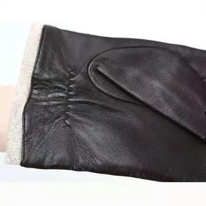Gants d'hiver en cuir pour hommes, gants chauds isolés pour le froid, pour le travail en extérieur, la conduite et les voyages - Product Image 5