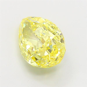 เพชรคุณภาพสูง เกรด IGI สีเหลืองสดใส ระดับ Fancy Vivid Yellow  แบบ CVD Type 2A  คุณภาพเยี่ยม ให้ประกายวิบวับ โดดเด่น เหมาะสำหรับเครื่องประดับ  ได้รับการรับรองแล้ว - Product Image 2