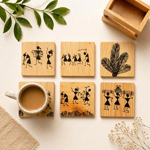 Sous-verre en bois, sous-verre en bois le plus vendu avec un design tendance, taille personnalisée pour la maison et la restauration - Product Image 5