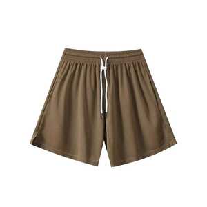 Shorts en toile personnalisés avec logo, impression par sublimation, tendance, écologiques, respirants, en polyester, pour le basketball, décontractés, élastiques, vente en gros - Product Image 4