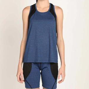Ropa de Yoga para Mujer, Camiseta sin Mangas, Diseño Liso, Deportiva, Servicio OEM ODM, Top Corto - Product Image 1