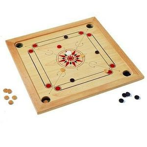 Indoor <b>Gaming</b> Wooden Carrom Board Designed For Families Friends And Community Social Gatherings - Product Image 1