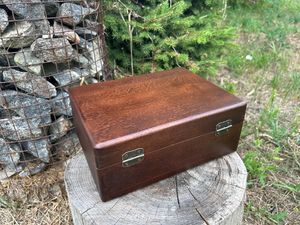 Wooden <b>box</b> with key, Lockable Natural Wooden <b>Box</b> with Lid, Jewellery <b>Box</b>, Photo <b>Box</b>, Wedding <b>Box</b>, <b>Keepsake</b> <b>box</b> with lock - Product Image 2