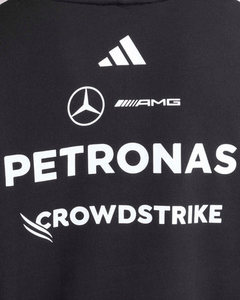 Sudadera con Capucha Negra para Mujer Petronas Crowdstrike, Forrada, de Manga Larga, Tejida en Poliéster, con Patrón de Letras y Logotipo Frontal, para Otoño - Product Image 4