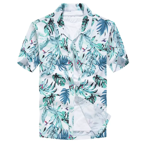 Chemise Hawaïenne Décontractée pour Homme, Grande Taille, Ample et Légère, à Manches Courtes Imprimées, Style Plage Estival, Design Hawaïen - Product Image 2
