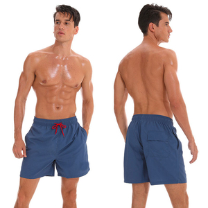 Shorts de sport décontractés pour hommes, mi-longs, à motif uni, pour la gym, le fitness, l'entraînement, la course, respirants, bas de survêtement de boxe - Product Image 1
