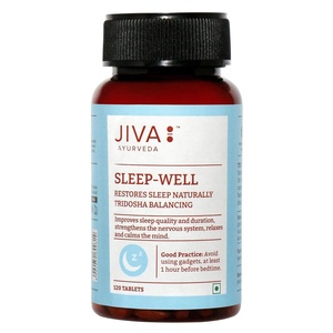 Jiva Ayurveda Sleep Well Restaura el Sueño Natural con Minerales, 120 Tabletas para Mujeres Adultas - Product Image 3