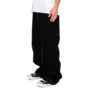 กางเกงยีนส์ทรงหลวมสไตล์สตรีทแวร์แบบ OEM สั่งทำพิเศษ ลุคใหม่ ล้างสีทำสีซีด กางเกงยีนส์ขาบานแฟชั่นลำลองสำหรับผู้ชาย กางเกงเดนิมทรงหลวม - Product Image 3